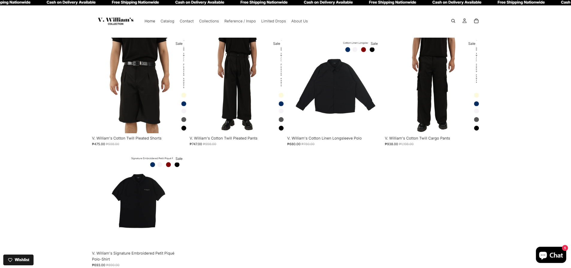 VWilliams Collection homepage
